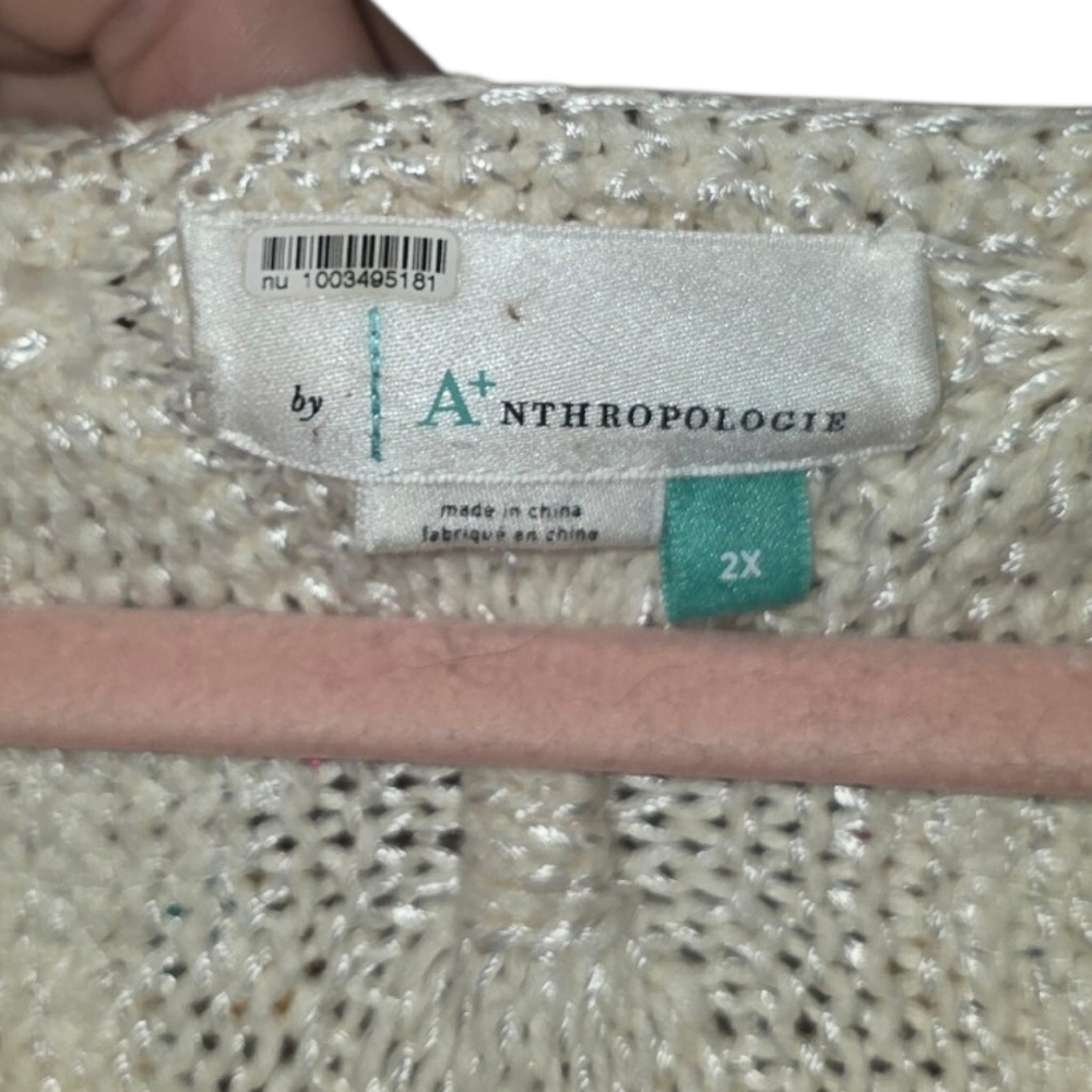 Anthropologie Lara Sequin Sweater - Picture 6 of 9